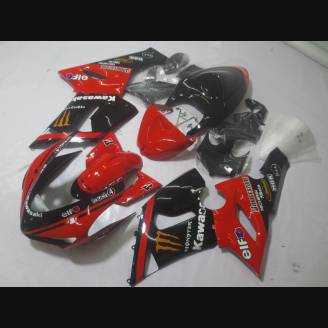 Complete and painted fairings in abs KWS 636 05 06 MSA 