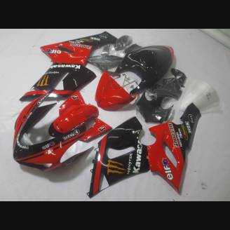 Complete and painted fairings in abs KWS 636 05 06 MSA 