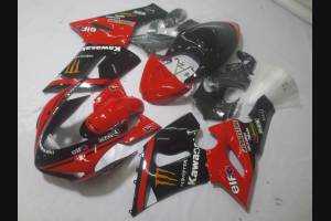 Complete and painted fairings in abs KWS 636 05 06 MSA 