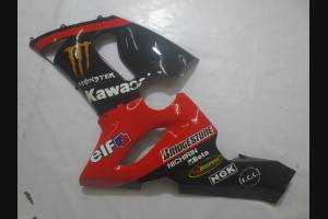 Complete and painted fairings in abs KWS 636 05 06 MSA 