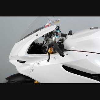 Complete fairings in 5 pieces without front fender Akrapovic silencer Vs2