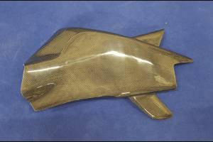 Carbon swingarm cover