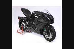 Complete and painted fairings Matt Black without Stickers 