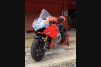 Complete and painted fairings with back seat seat DUCV4MT18 fluo 2