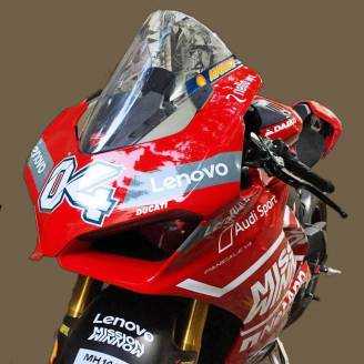 Complete and painted fairings with back seat DUCV4GFL