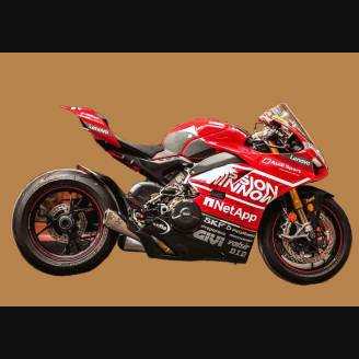 Complete and painted fairings with back seat DUCV4MT19