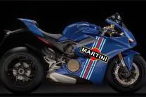 Complete and painted fairings with back seat DUCV4TRBL