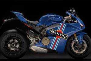 Complete and painted fairings with back seat DUCV4TRBL