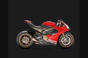 ABS Verkleidung Lackiert street Ducati Panigale V4 Akrapovic Auspuff DUCV4 TRBL