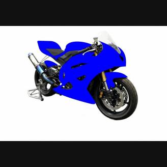 Painted Fairings in 2 Colours like the picture + stickers for free blue 