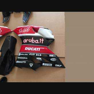 Complete and painted fairings with back seat original seat Aruba SBK15