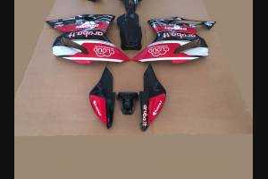 Complete and painted fairings with back seat original seat Aruba SBK15