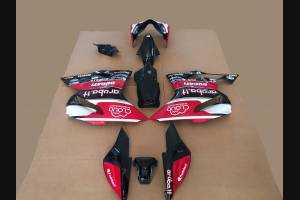 Complete and painted fairings with back seat original seat Aruba SBK15