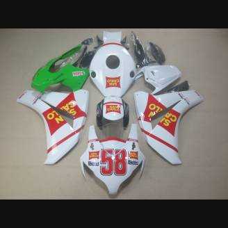 Painted street fairings in abs compatible with Honda Cbr 1000 2008 - 2011