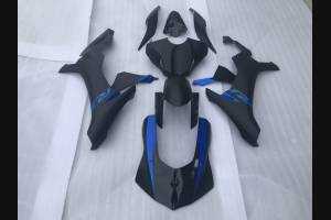 Carene stradali in abs verniciate compatibili con Yamaha R1 2015 - 2019 Matte Black - MXPCAV11964