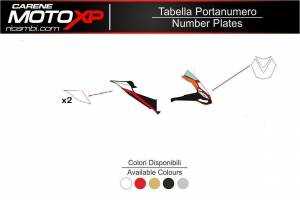 Number plate Aprilia RSV4 2015 al 2019 MXPKAV11972 