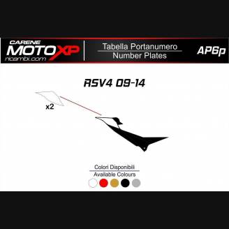 Placa porta número Aprilia RSV4 2009 - 2014 MXPKAV11972