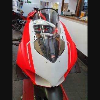 Painted street fairings in abs compatible with Ducati Panigale V4R for Akrapovic exhaust - MXPCAV11937