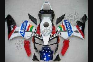Lackierte Straße Verkleidung auf ABS kompatibel mit Honda CBR 600 RR 2003 - 2004 - MXPCAV1527