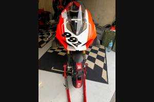 Painted street fairings in abs compatible with Ducati Panigale V4R for Akrapovic exhaust - MXPCAV12079