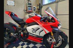 Painted street fairings in abs compatible with Ducati Panigale V4R for Akrapovic exhaust - MXPCAV12079
