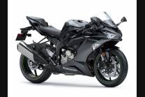 Carene stradali in abs verniciate compatibili con Kawasaki ZX6R 2009 - 2012 Matt Black - MXPCAV12091