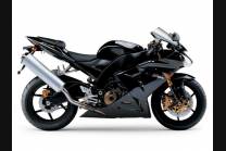 Lackierte Straße Verkleidung auf ABS kompatibel mit Kawasaki ZX10R 2004 - 2005 Matt Black - MXPCAV12093