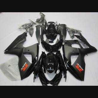 Carenados en abs pintados para la calle compatible para Suzuki Gsxr 1000 2009 - 2016 Matt Black- MXPCAV2706