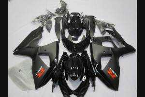 Carene stradali in abs verniciate compatibili con Suzuki Gsxr 1000 2009 - 2016 Matt Black - MXPCAV2706