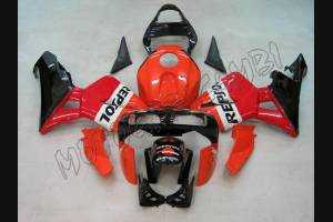 Lackierte Straße Verkleidung auf ABS kompatibel mit Honda CBR 600 RR 2003 - 2004 - MXPCAV1534