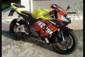 Painted street fairings in abs compatible with Honda CBR 600 RR 2005 - 2006 - MXPCAV1561