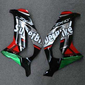 Carene stradali in abs verniciate compatibili con Kawasaki ZX10R 2016 - 2019 - MXPCAV12213