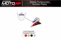 Placa porta número Ducati 848 1098 1198 MXPKAV12218