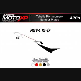 Placa porta número Aprilia RSV4 2015 al 2019 MXPKAV11972