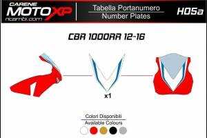 Number plate Honda Cbr 1000 RR 2012 - 2016 MXPKAV11983