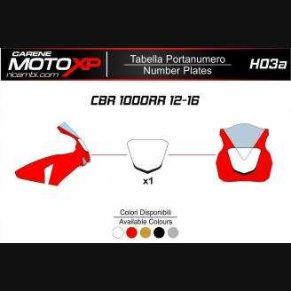 Placa porta número Honda Cbr 1000 RR 2012 - 2016 MXPKAV11983