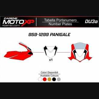 Placa porta número Ducati 959 1299 Panigale MXPKAV12230