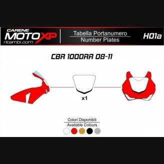 Placa porta número Honda Cbr 1000 RR 2008 - 2011 MXPKAV11982