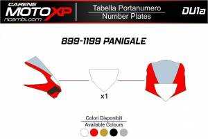 Number plate Ducati 899 1199 Panigale MXPKAV12228