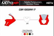 Startnummernschild Honda Cbr 1000 RR 2017 - 2019 MXPKAV11984