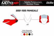 Placa porta número Ducati 899 1199 Panigale MXPKAV12233