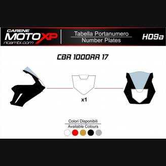 Placa porta número Honda Cbr 1000 RR 2017 - 2019 MXPKAV11984