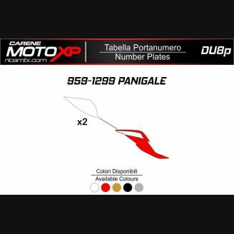 Placa porta número Ducati 959 1299 Panigale MXPKAV12238