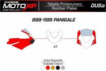 Placa porta número Ducati 899 1199 Panigale MXPKAV12239
