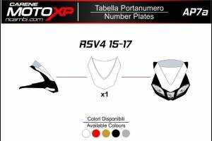 Startnummernschild Aprilia RSV4 2015 al 2019 MXPKAV11972