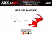 Plaque numero Ducati 899 1199 Panigale MXPKAV12240
