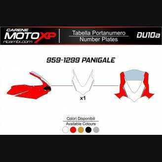 Placa porta número Ducati 959 1299 Panigale MXPKAV12244