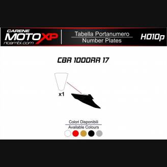 Placa porta número Honda Cbr 1000 RR 2017 - 2019 MXPKAV12250