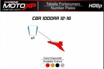 Placa porta número Honda Cbr 1000 RR 2012 - 2016 MXPKAV12252