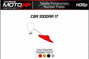 Startnummernschild Honda Cbr 1000 RR 2017 - 2019 MXPKAV12250